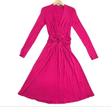 이싸 런던 ISSA LONDON 마젠타 핑크 카슈쿨 원피스 8