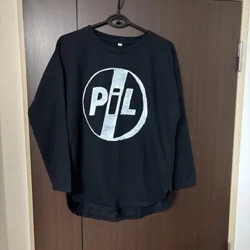 여성용 PIL 로고 긴팔 티셔츠 L