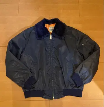 네이비 플라이트 자켓 L 아메카지 캐주얼 시티 보이