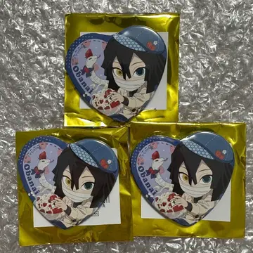 귀멸의 칼날 스트로베리 페스티벌 하트 캔뱃지 이구로 오바나이