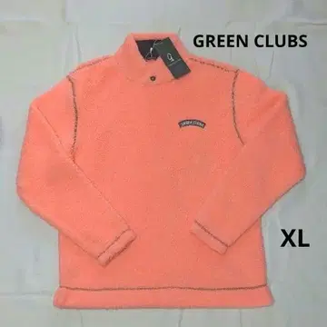 GREEN CLUBS 플리스 오렌지 형광색 화려함 LL XL