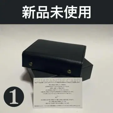 m+ 엠피우 밀레폴리에2 P25 블랙 블랙 접이식 지갑 가죽 지갑