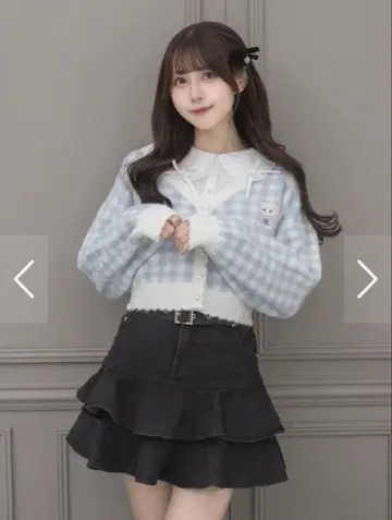 pium 피움 sweet kitten 숏 기장 가디건