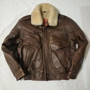 [ 레어 ] CITIES SERVICE 플라이트 자켓 양가죽 L 사이즈