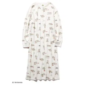 젤라또피케 젤라피케 슈퍼 마리오 요시 올 패턴 드레스 원피스