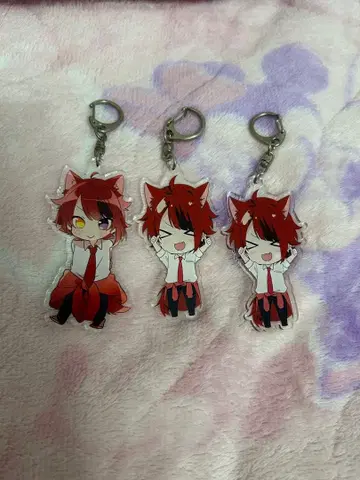 이누 아크릴 키링 3개 세트 묶음 판매