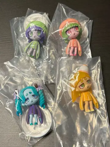 우일스위츠 VIRUSWEETS 캡슐 토이 가챠가챠 4개 세트