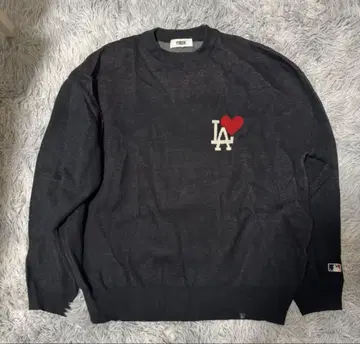 LA 로고 다크 그레이 스웨터 XL