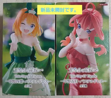 5등분의 신부 나카노 네잎 나카노 이츠키 드레스 피규어 세트