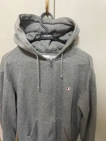 Champion 그레이 집업 후드티 XX-LARGE