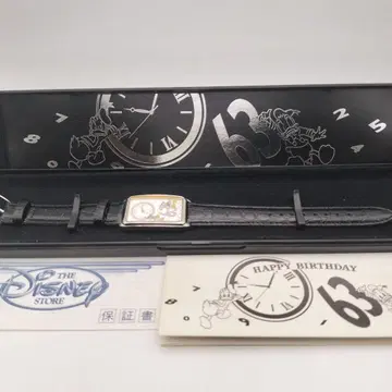 레어 미사용 새상품 도널드 덕 손목시계 1997 디즈니 생일