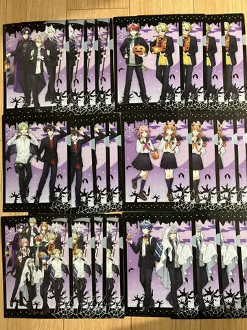 컬러풀 피치 클리어 파일 전 6종 x 4 총 24매 세트 세븐일레븐