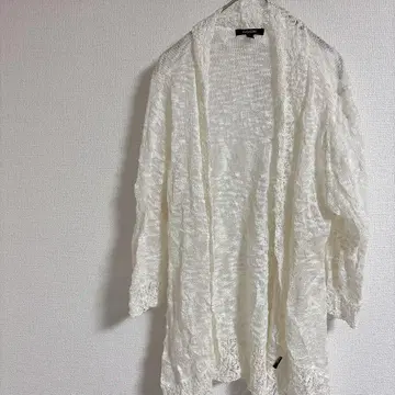 새상품급 Lety&Me 화이트 레이스 가디건 루즈핏 [ L 사이즈 ]