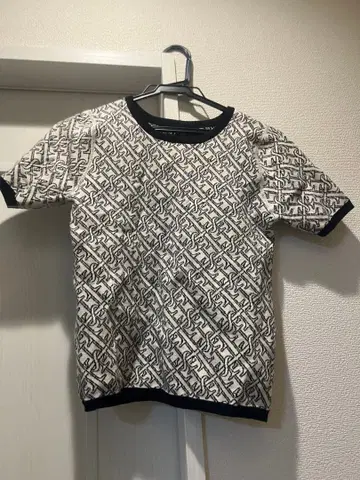 eimy istoire 올 패턴 반팔 니트 F