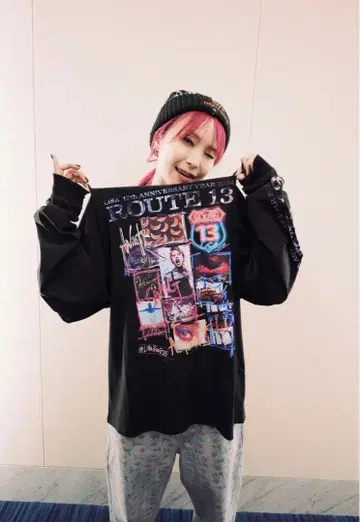 LiSA 굿즈 롱T 한정판