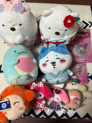 봉제 인형 묶음 판매 다양한 캐릭터