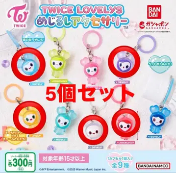 TWICE LOVELYS 메지루시 액세서리 5개 세트