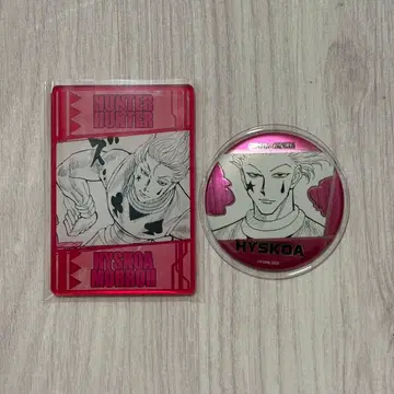 HUNTER x HUNTER 헌터헌터 캔뱃지 넨 능력 카드