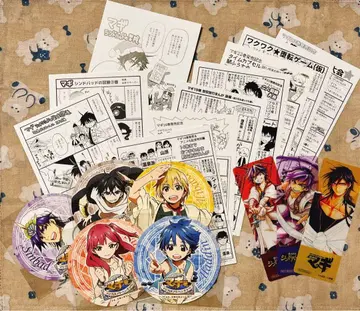 [ 마기 ] 오오타카 시노부 코믹 특전 페이퍼 & 마기전 코스터