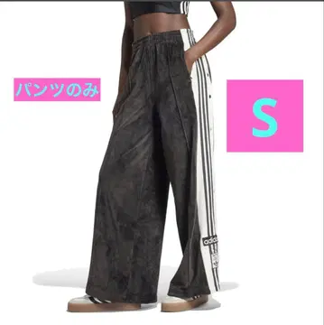 adidas W ADIBREAK VELOUR TP Black S 사이즈
