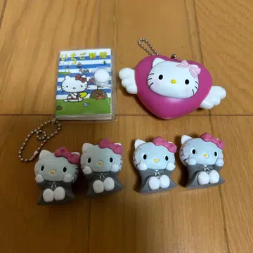 헬로키티 가챠가챠 세트