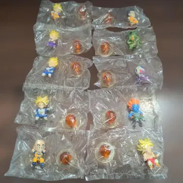 드래곤볼 캐릭터 프티. 모이는 초전사 편. 미개봉 풀컴프