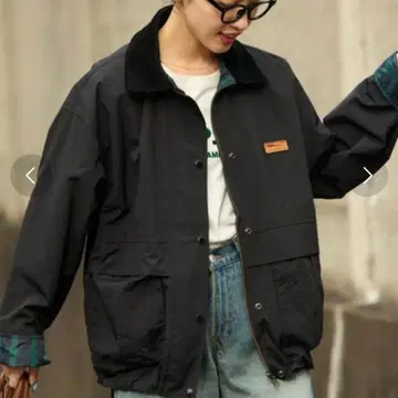 FREAK'S STORE OUTDOORS 리버서블 헌팅 블루종