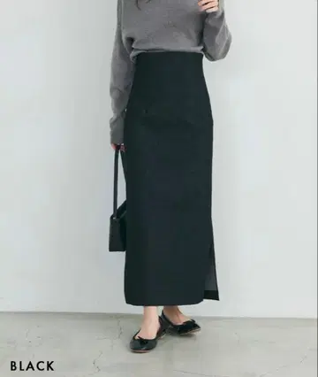 택 포함 새상품 하이웨스트 타이트 데님 스커트 블랙 S