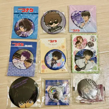 명탐정 코난 마츠다 진페이 캔뱃지 묶음 판매