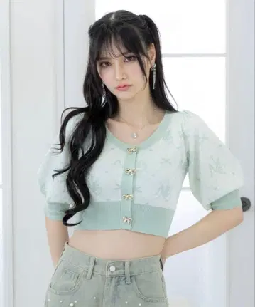 DearMyLoveMillor ML 모노그램 썸머 니트