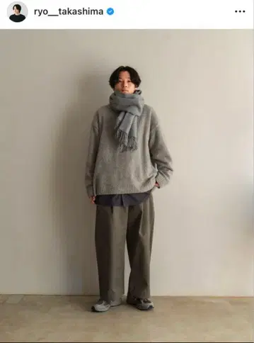 YOKE SO JOHN 캐시미어 오버 사이즈 니트 KNIT 스웨터