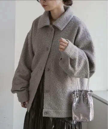 Kastane 부클레 미들 스텐카라 코트