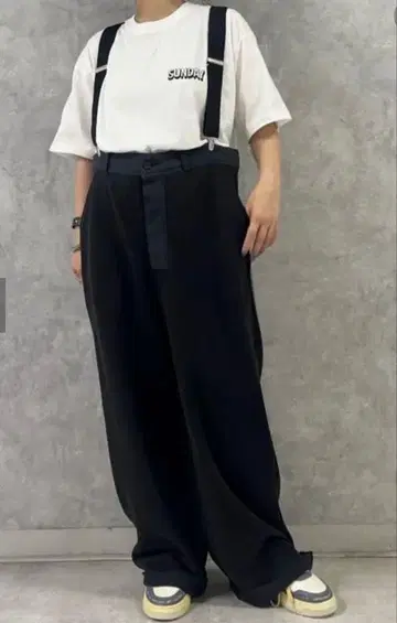 25SS 저널 스탠다드 랙 카노코 서스펜더 팬츠