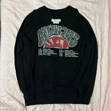 그린 데이 JAPAN TOUR 2025 투어 맨투맨 XXL