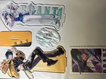 명조 브란트 콜라보 아크릴 스탠드 폴라로이드풍 카드