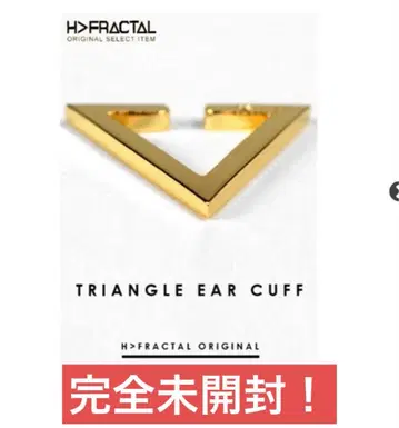프랙탈 이어커프 골드 맛스 착용