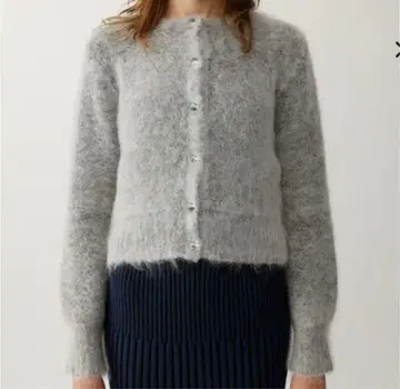 MOUSSY 모헤어 니트 가디건
