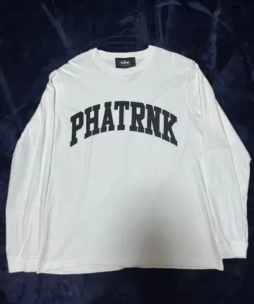 PHATRNK 화이트 긴팔 티셔츠 M