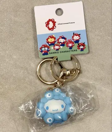 박람회 산리오 미야쿠미야쿠 변신 입체 마스코트 컬러 키링 시나몬