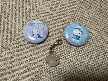 [레어] 산리오 페어리 키티 헤이세이 레트로 캔뱃지 참 세트