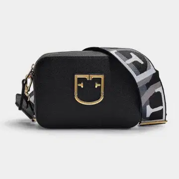 FURLA 블랙 가죽 숄더백