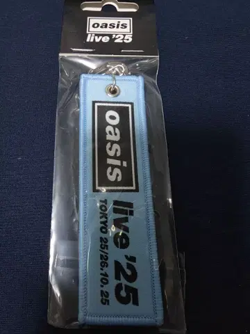 oasis 플라이트 택 키링 live'25 오아시스
