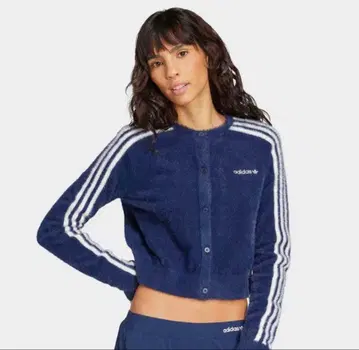 adidas 플러피 니트 가디건 M 사이즈