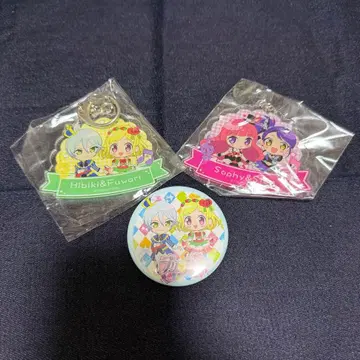 프리파라 애드오즈 애니메이트 카페 키링 코스터 캔뱃지