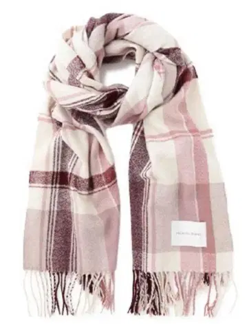 JILL by JILLSTUART 머플러 체크 스톨 핑크