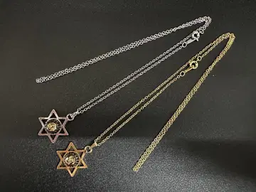 금가루 목걸이 2개 세트