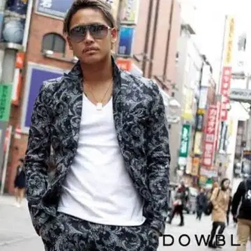 DOWBL 셋업 페이즐리 무늬