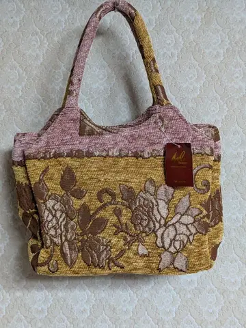 Apple House 장미 꽃무늬 토트백