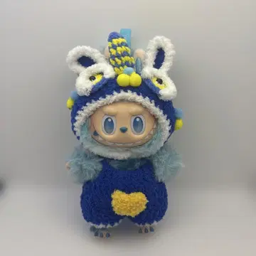 러브브 의류 중화 사자춤 파랑