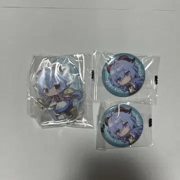 원신 스이파라 아크릴 스탠드 캡슐 캔뱃지 감우 세트